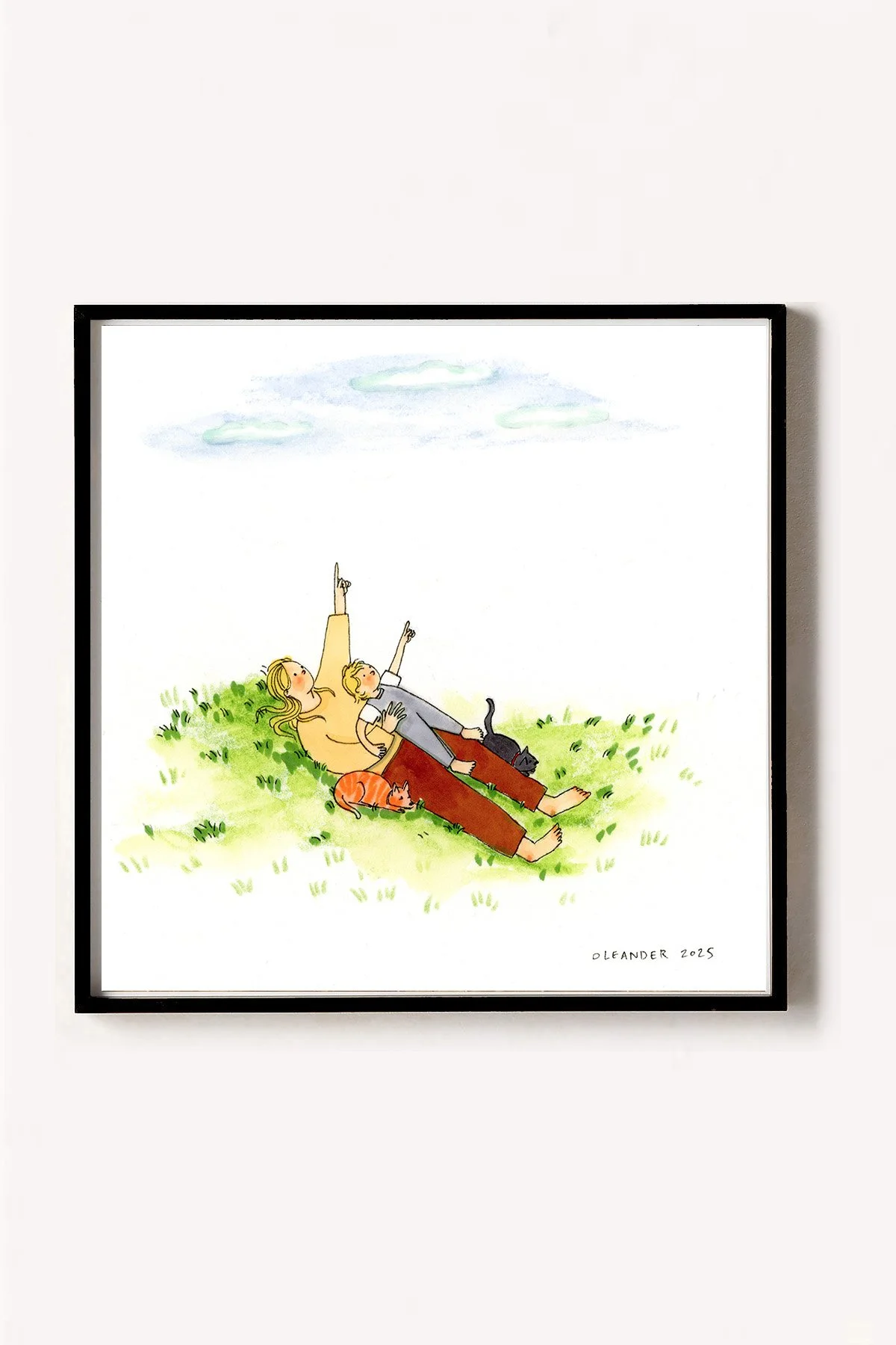 Bedtime Story art print by Amanda Oleander. — AMANDA OLEANDER